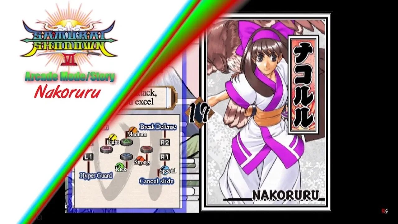 Samurai Shodown VI - Arcade Mode/Story - Nakoruru