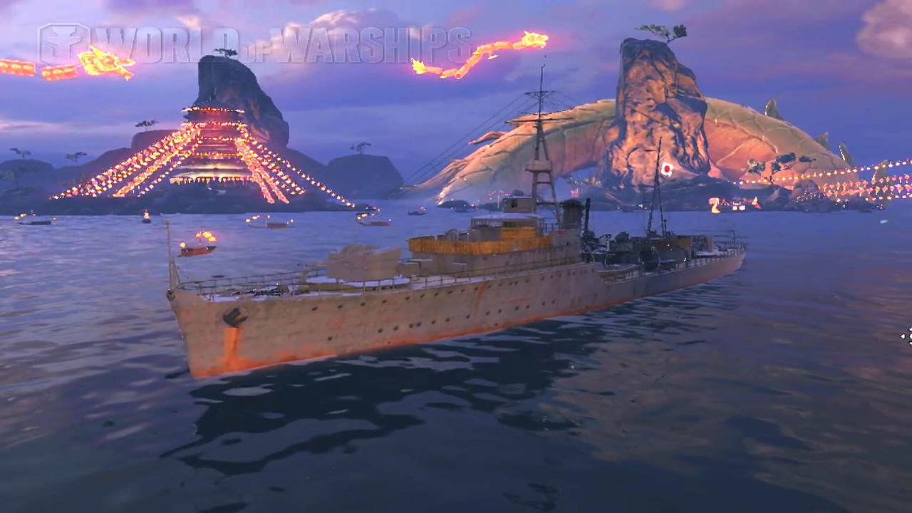 World of Warships Gameplay #6 HASHIDATE JAPAN TIER I CRUISER