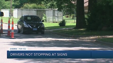 Drivers not stopping at 3-way intersection in Heller Park neighborhood