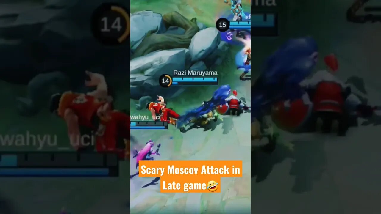 Moscov in late game, the speed attack so scary 😄 #mobilelegend #razimaruyama #moscov #moscovgameplay