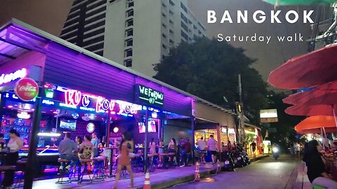 Saturday night walk through Sukhumvit Bangkok, Thailand [4K] Sept. 2022 #bangkok #thailand