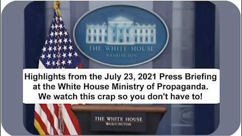 White House does not mandate vaccine for its staff - July 23, 2021