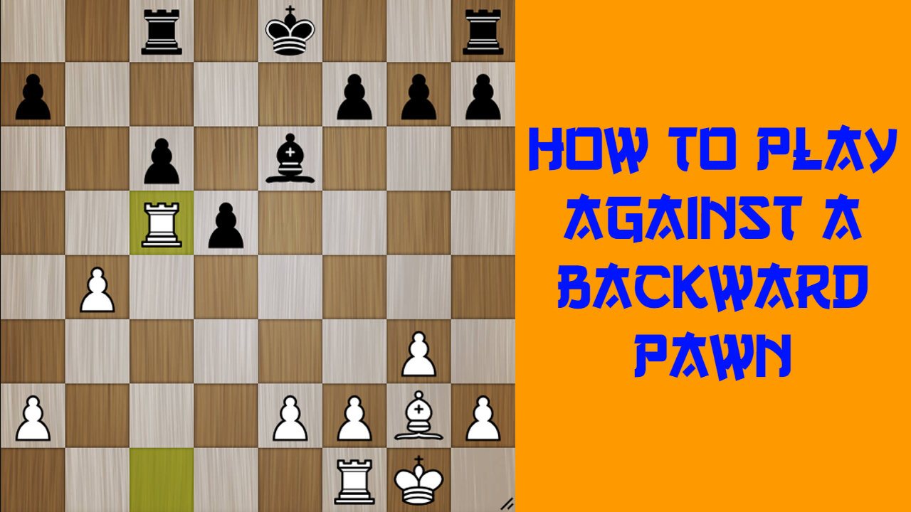 HOW THE PLAY AGAINST A BACKWARD PAWN