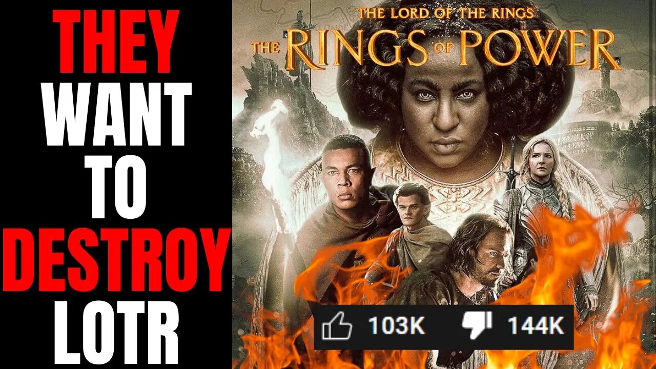 They Want To DESTROY Lord Of The Rings! | Media Says Amazon's Rings Of Power Should IGNORE Tolkien!