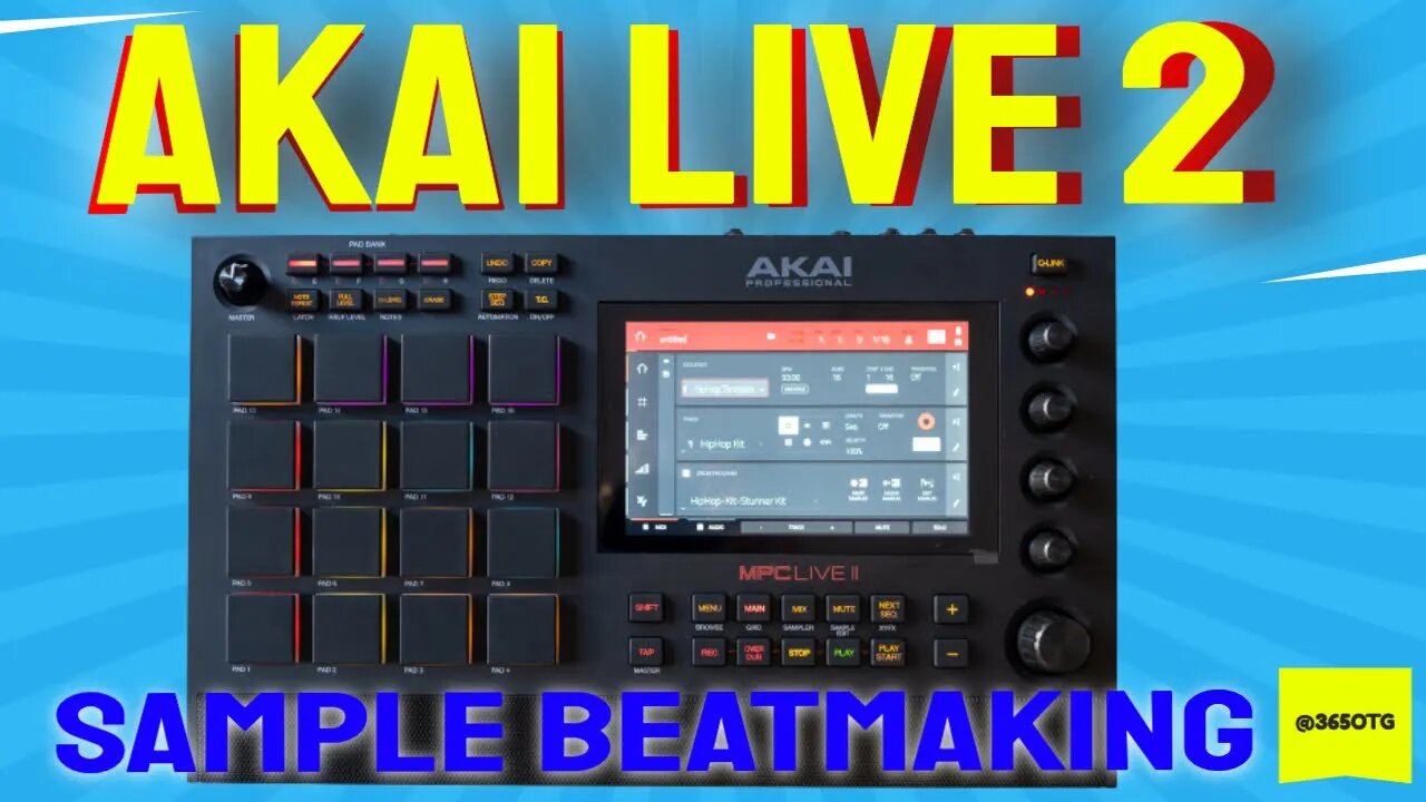 Akai MPC Live 2 Sample Beatmaking