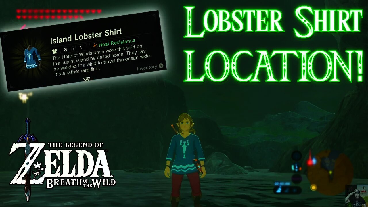 Island Lobster Shirt (Wind Waker Shirt) Location! - Zelda Breath of the Wild "The Champions' Ballad"