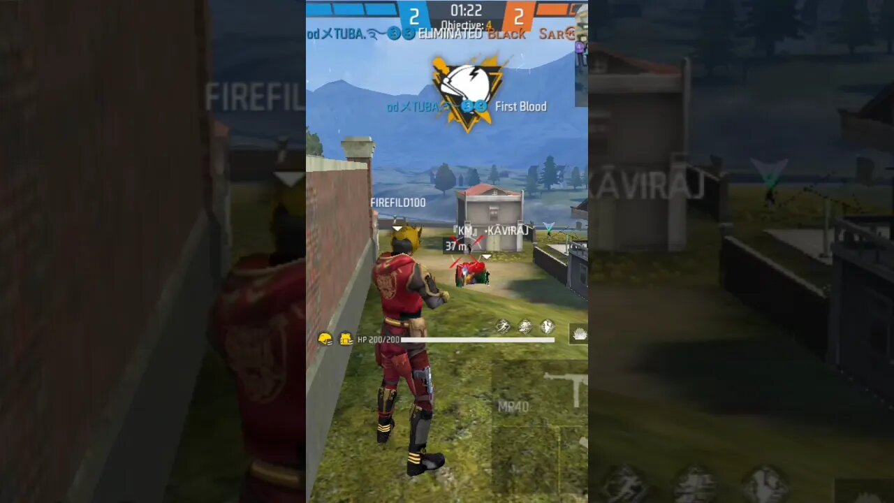 কতো দূরে শত্রুকে মেরে দিলাম mp৪০ দিয়ে।#shorts #firefild100