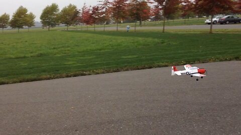 Parkzone Ultra Micro T-28 Trojan RC Plane Fun with Take Offs and Landings