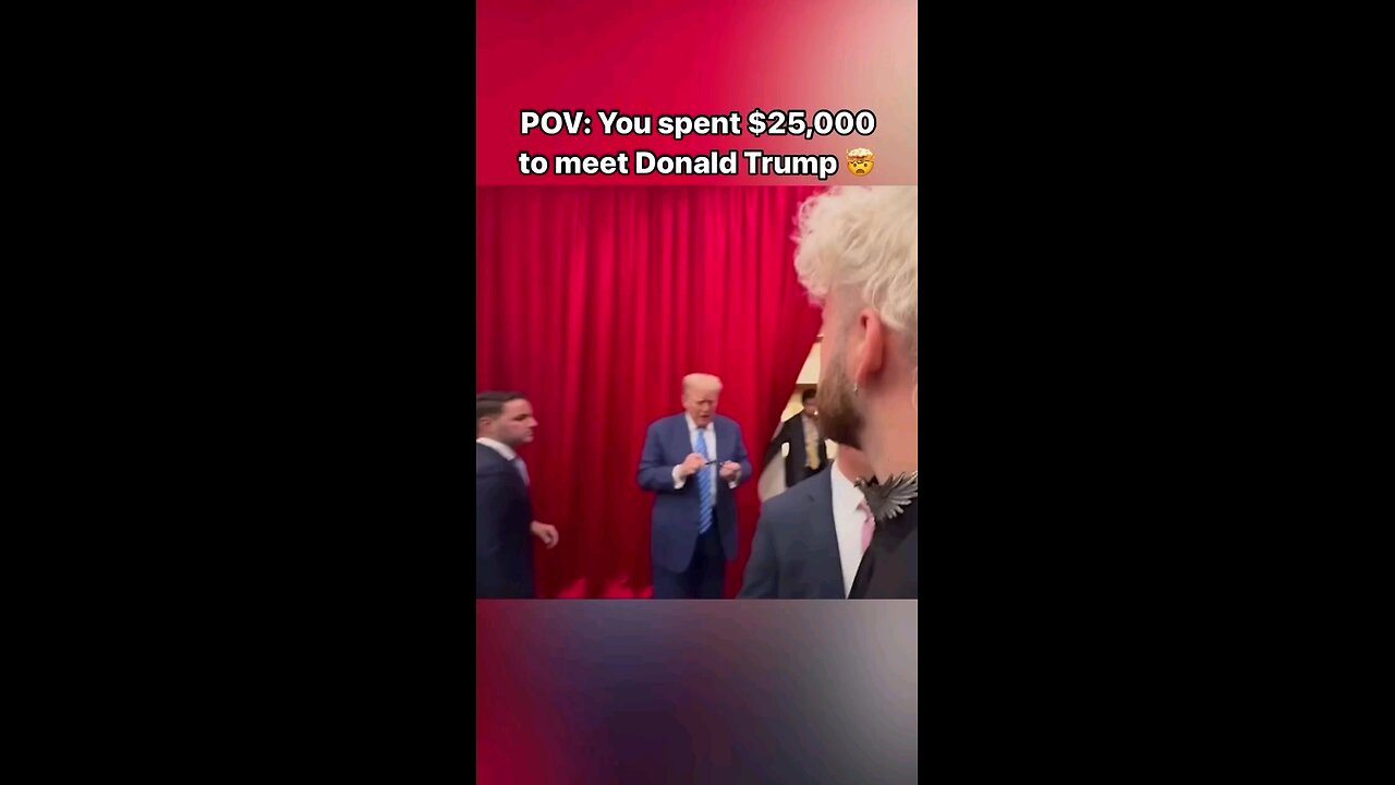 $25,000 to meet trump