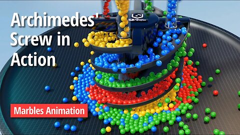 Archimedes' Screw: Marbles Animation