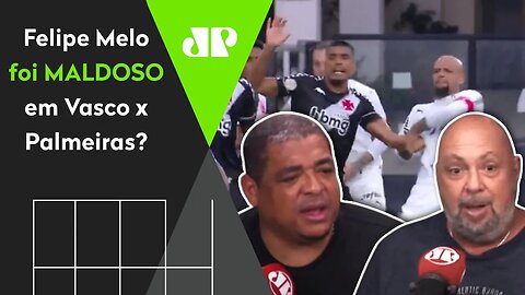 "O Felipe Melo NÃO é maldoso! Maldoso é o..." CHAVE DE BRAÇO gera POLÊMICA!