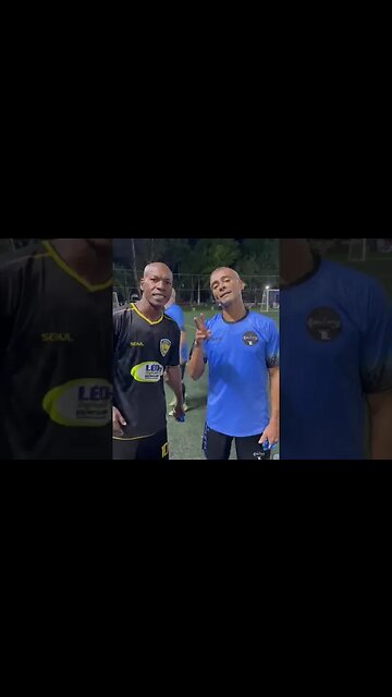 Romário anunciando que estará em Caxias dia 31 de dezembro