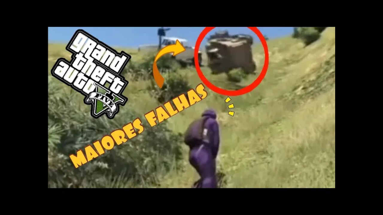 MOMENTOS ENGRAÇADOS E FALHAS NO GTA V