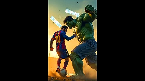 Messi Vs Hulk 🔥🔥 #messi #hulk