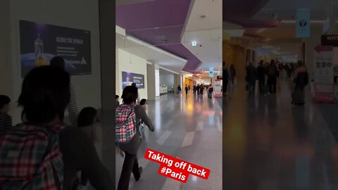 Taking off back #Paris 02