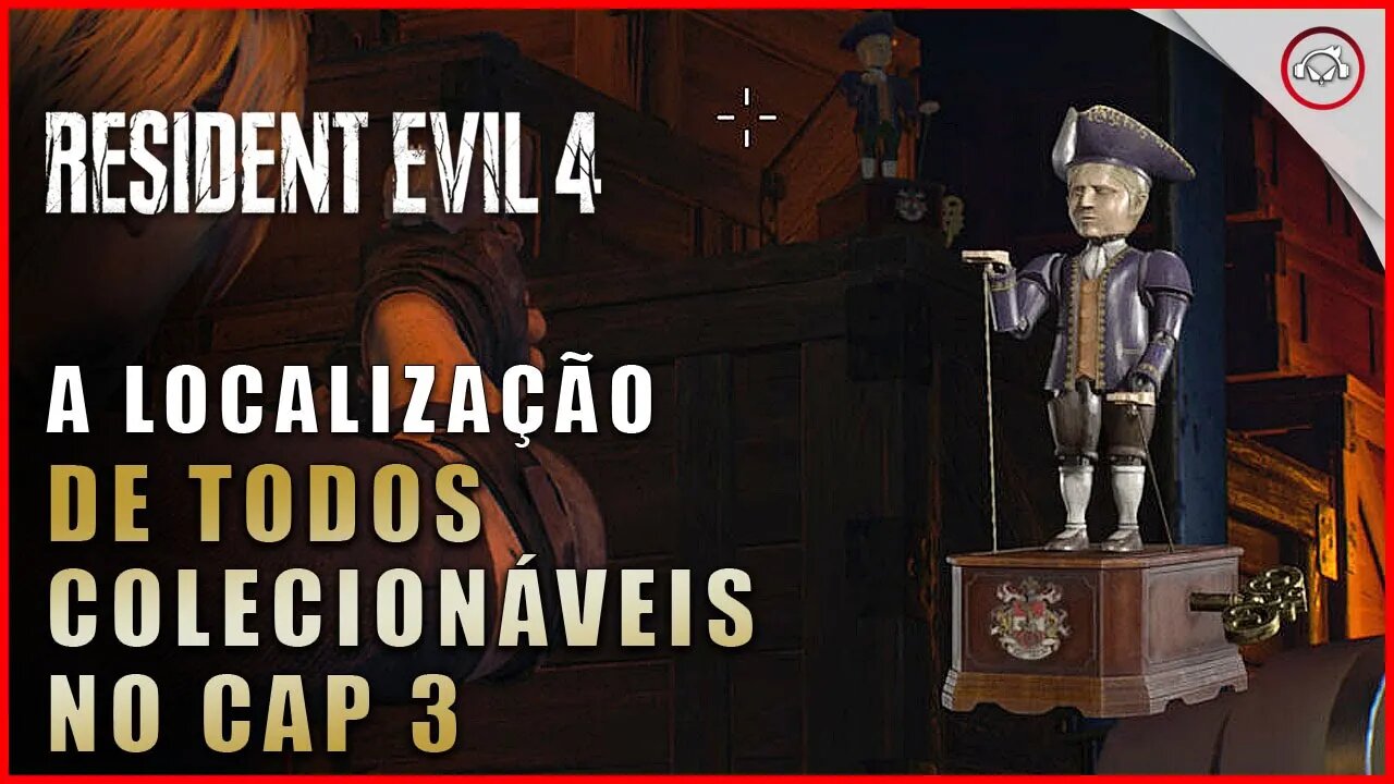 Resident Evil 4 Remake, A localização de todos os colecionáveis no Cap 3 | Super-Dica