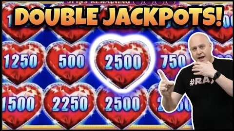 ❤️ Hearts & More Hearts ❤️ 2 Lock It Link Night Life Jackpots on Max Bet! | Raja Slots