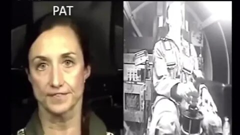 The face of a woman going from 1.5Gs to 7.5Gs and then back down.