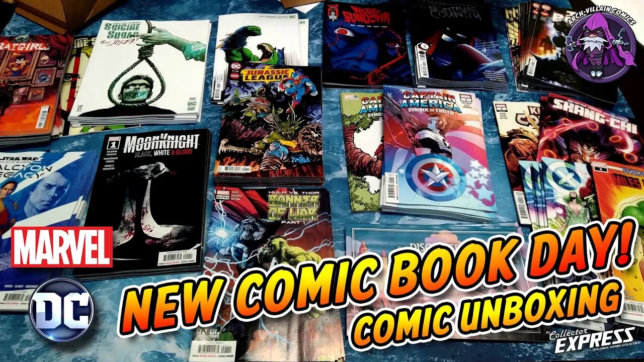 New COMIC BOOK Day - Marvel & DC Comics Unboxing May 11, 2022 - New Comics This Week 5-11-2022