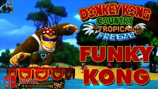 DKC: Tropical Freeze - Funky Kong Gameplay (Mangrove Cove)