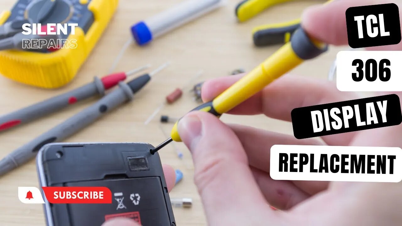 TCL 306 | Screen repair | Display replacement | Repair video