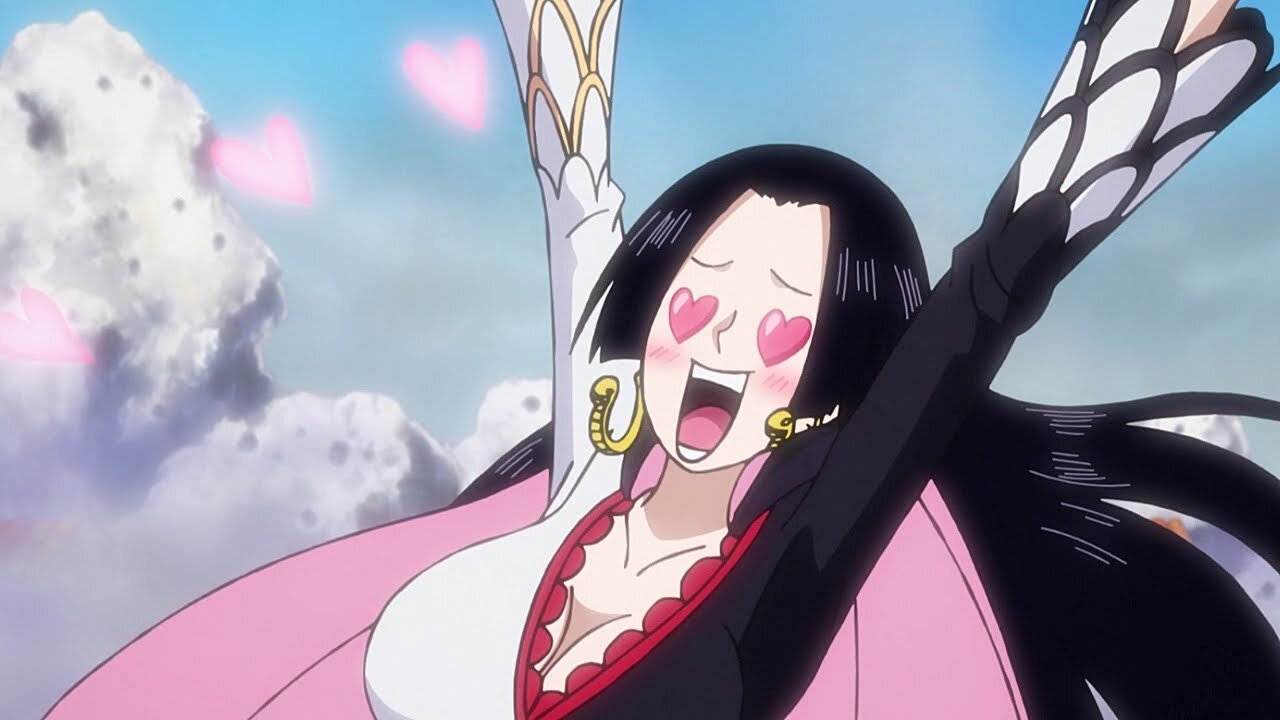 Boa Hancock is happy to see Luffy after a long time! Is this fate?