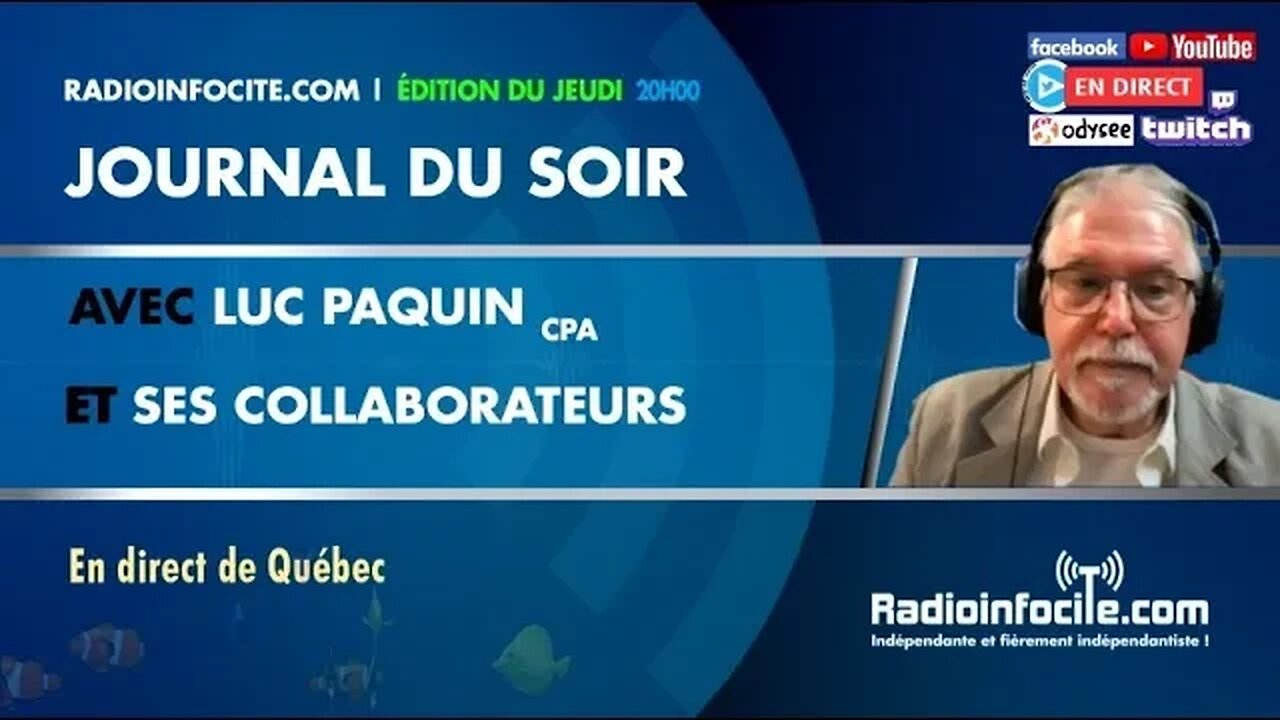 Le journal du soir de Luc Paquin, le 23 mars 2023