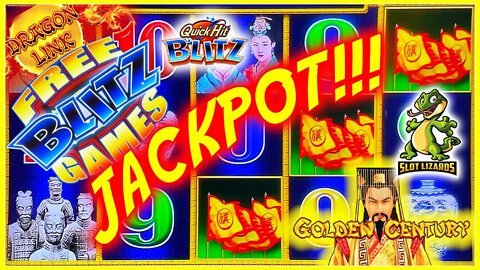 SWEET JACKPOT HIGH LIMIT WIN! Quick Hit Blitz, Lightning Happy Lantern, Dragon Link Golden Century