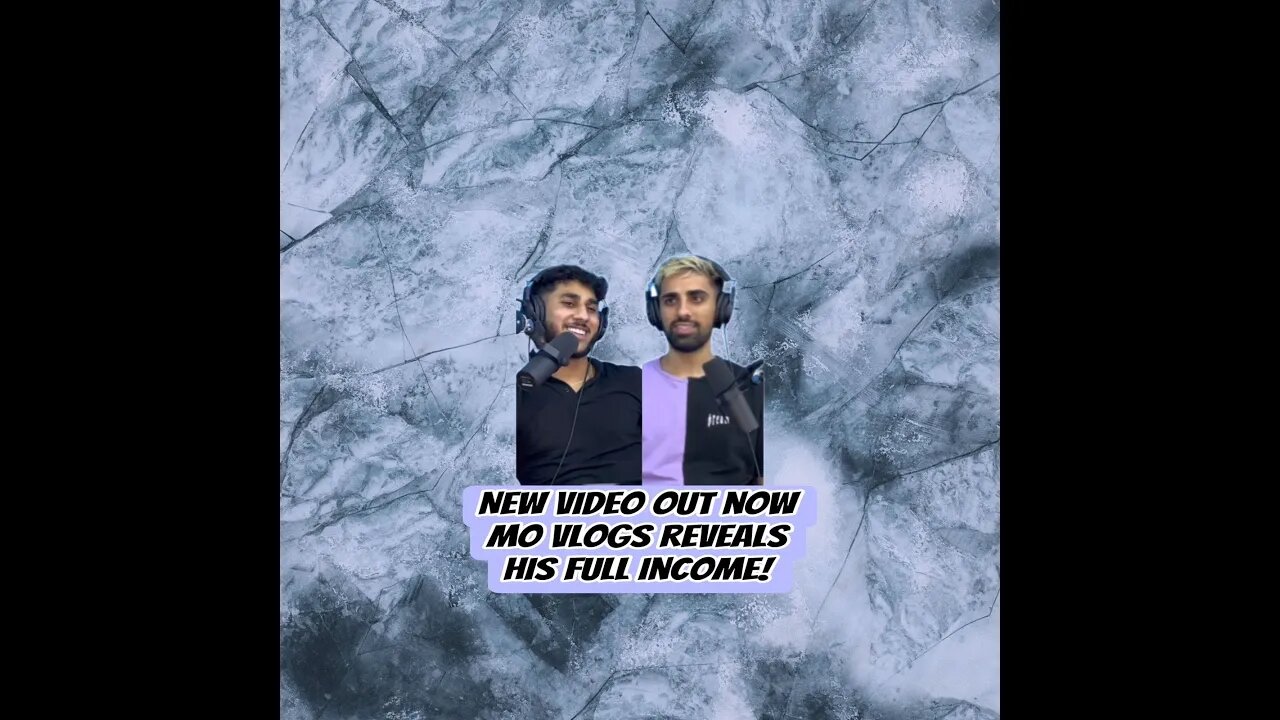 New Video out now Mo Vlogs reveals His full income! #shorts