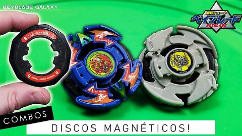 DRIGER V2 vs DRANZER V2 com DISCOS MAGNÉTICOS - Beyblade ベイブレード