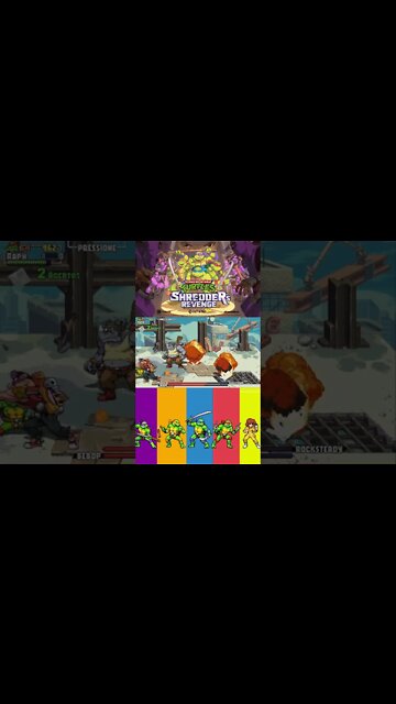 TARTARUGAS NINJAS SHORTS #42 - FASE 7