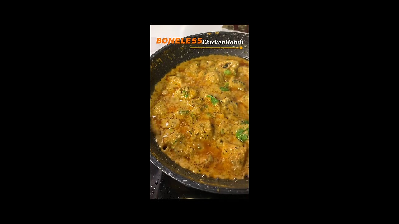 Restaurant Style Chicken Boneless Handi Recipe