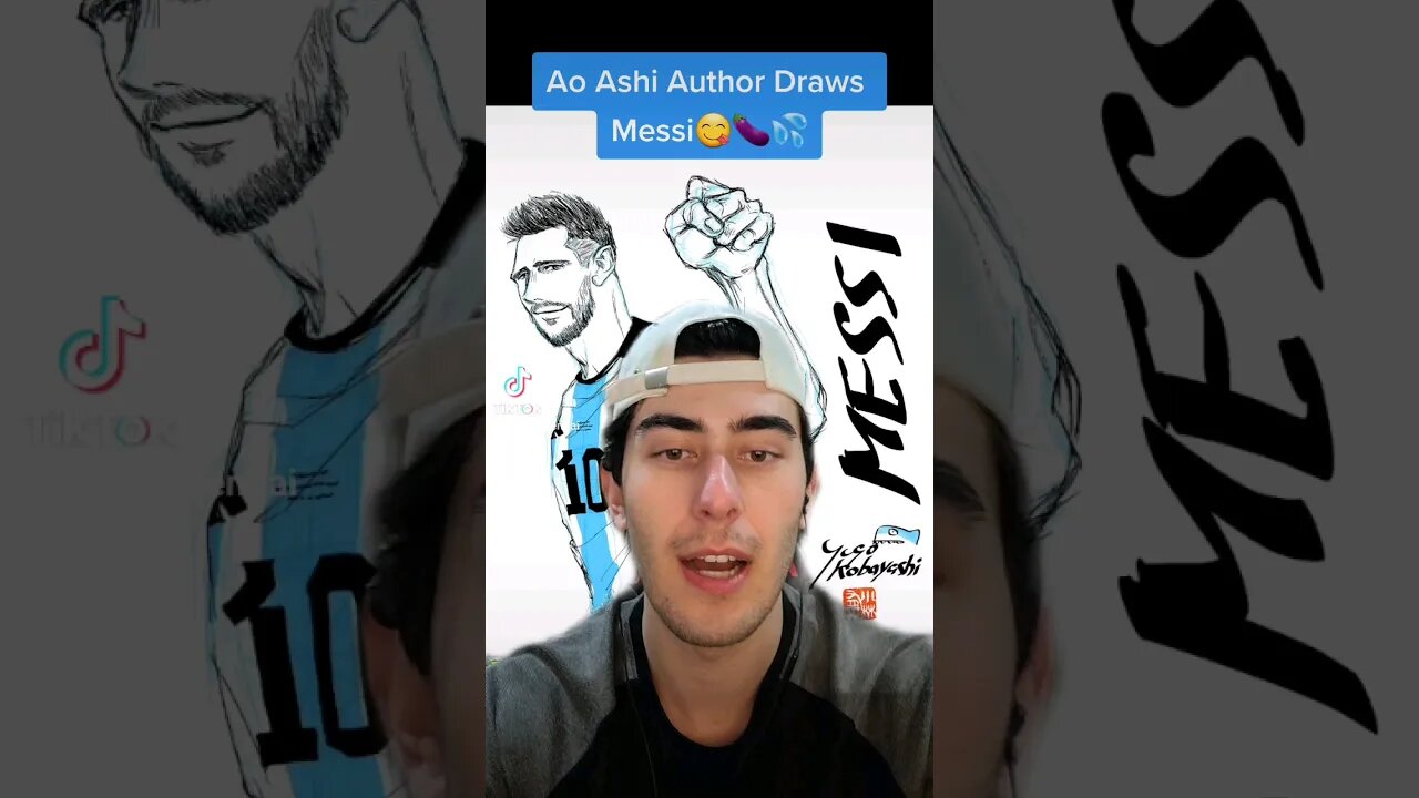 Ao Ashi Author Draws Messi๐๐๐ฆ