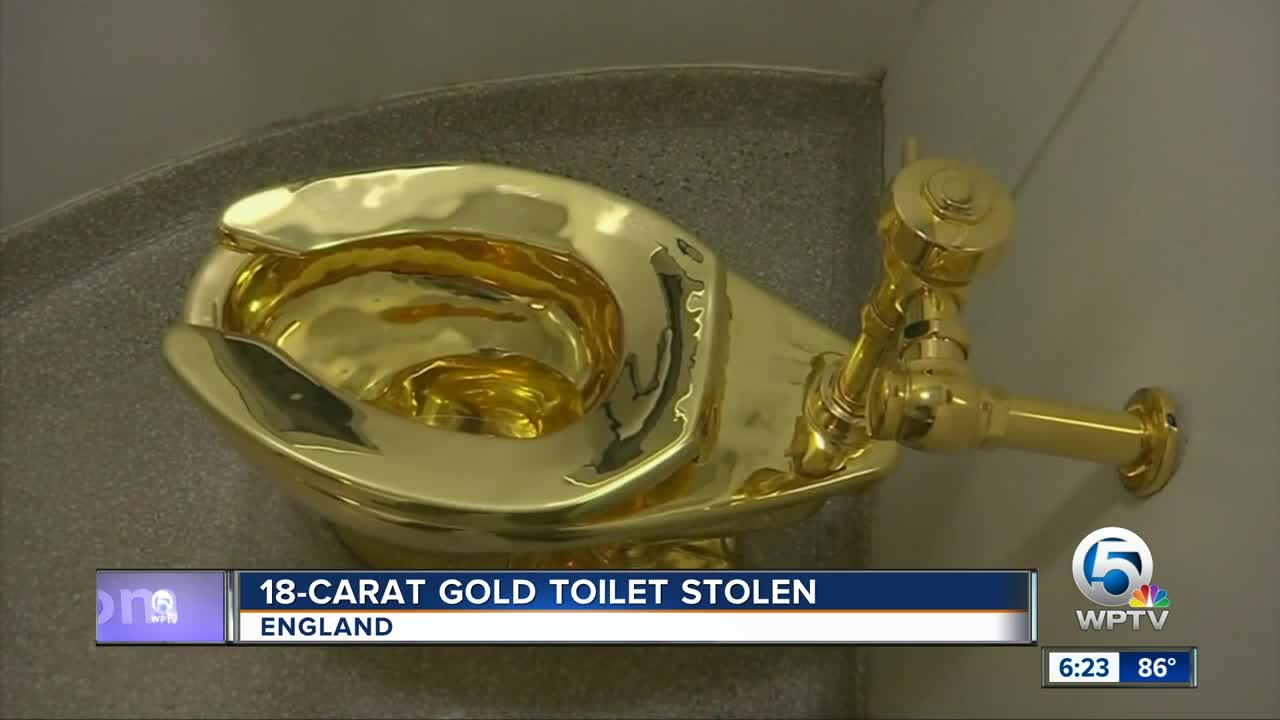 Solid gold toilet stolen from Blenheim Palace, birthplace of Winston Churchill