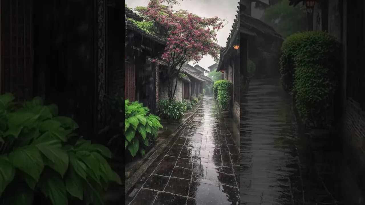 微风细雨中享受雨声伴随着的放松、快速入眠