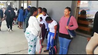 South Africa - Queesnstown - Workers have downed tools at Queenstown Home Affairs (2CY)