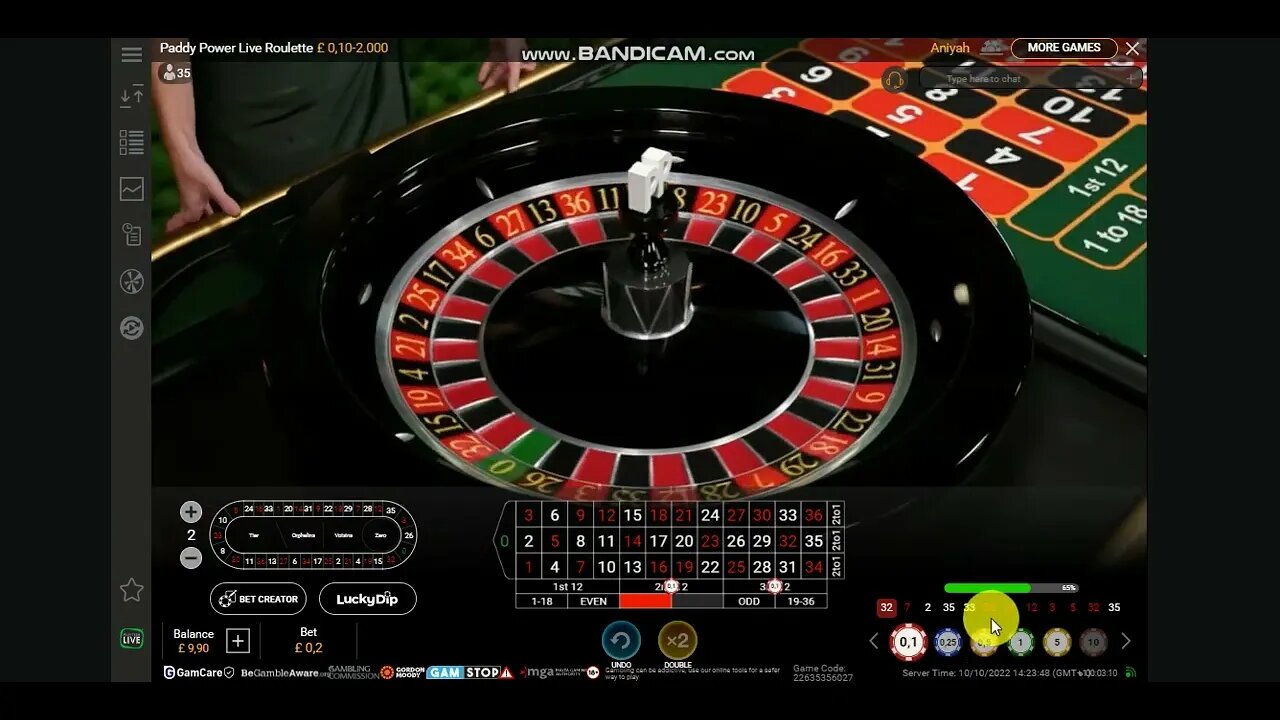 Me betting live on roulette for real money ... Never bet like me