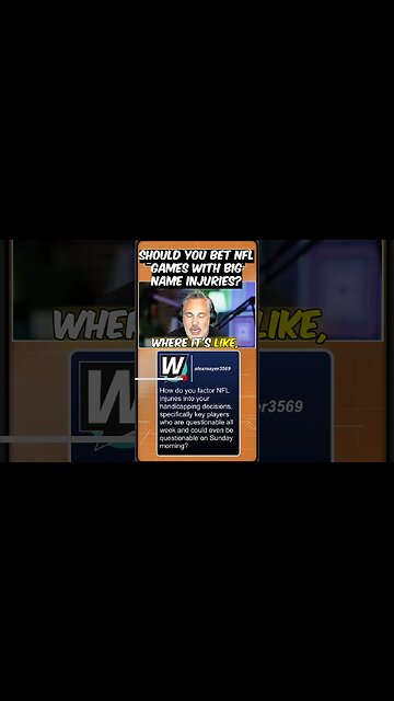 #NFL Betting Tip #1,854 How To Handle Big Name Injuries During The Season. #shorts #nflpicks