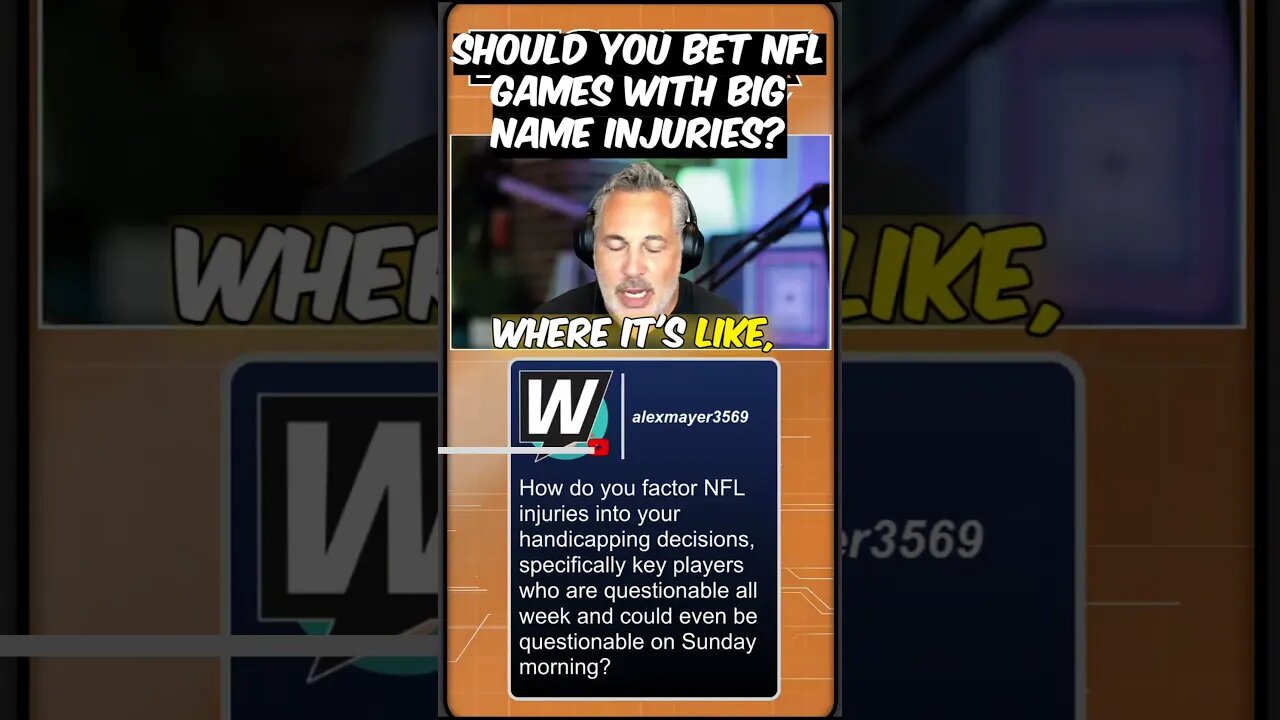 #NFL Betting Tip #1,854 How To Handle Big Name Injuries During The Season. #shorts #nflpicks