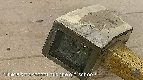 Restoring a rare antique mallet (Brass English infill joiner's Mallet)