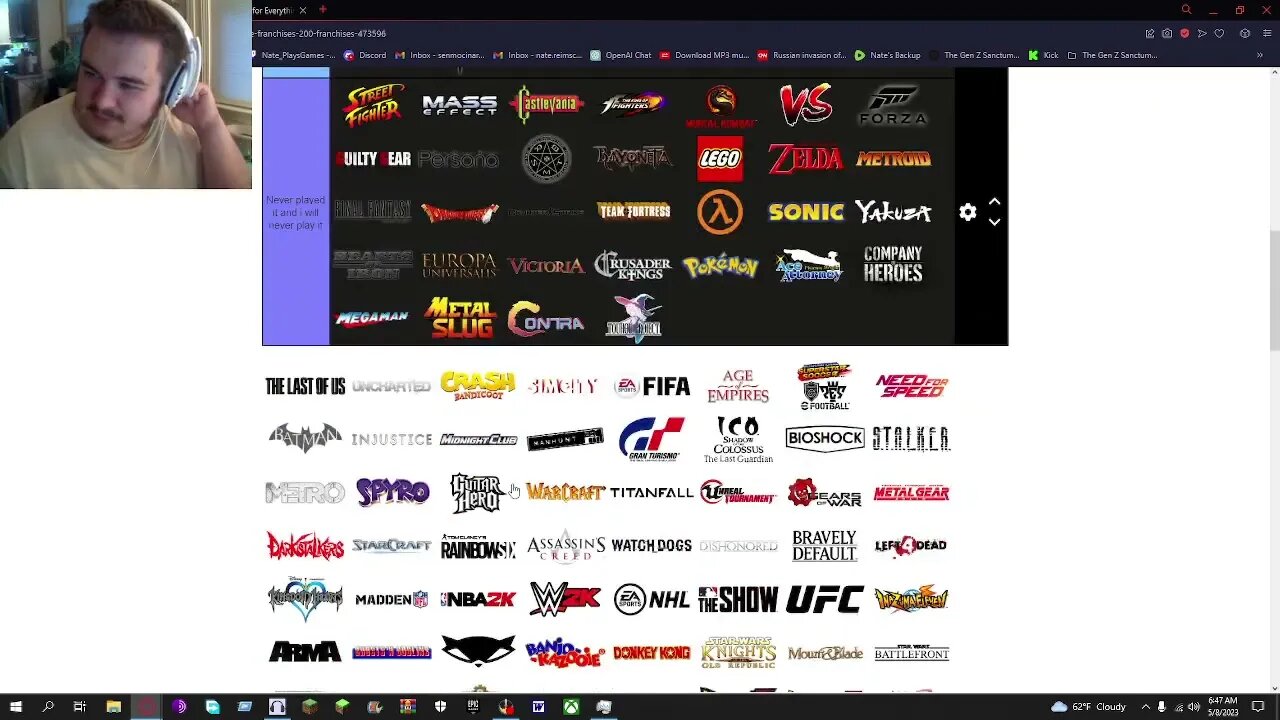 Best Video Games Tier List