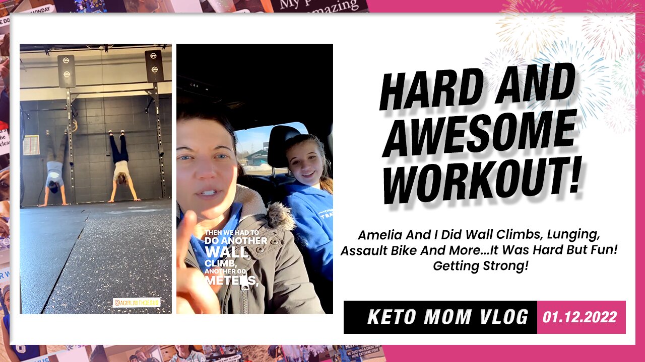 Mom And Daughter Workout...Hard But Awesome! | Keto Mom Vlog