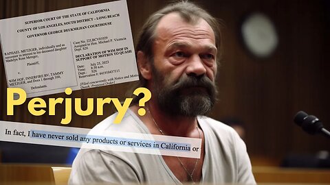 Wim Hof's Strange Court Declaration