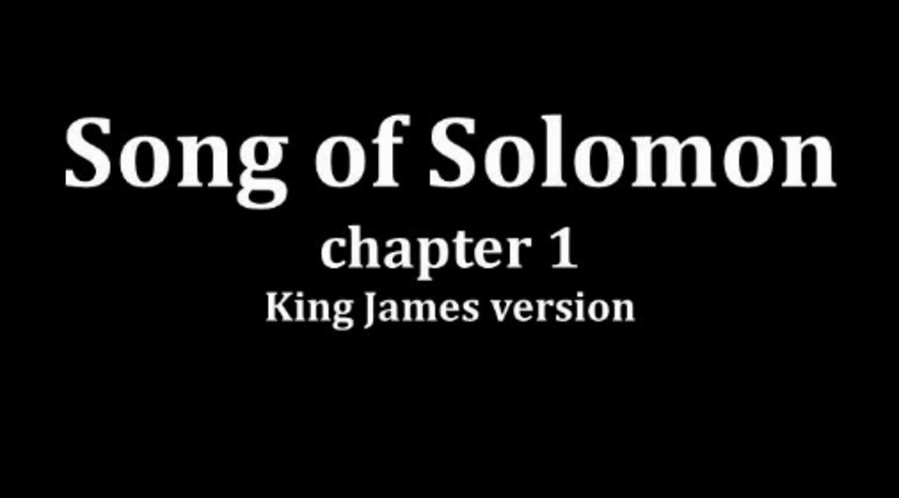 Song of Solomon 1 King James version