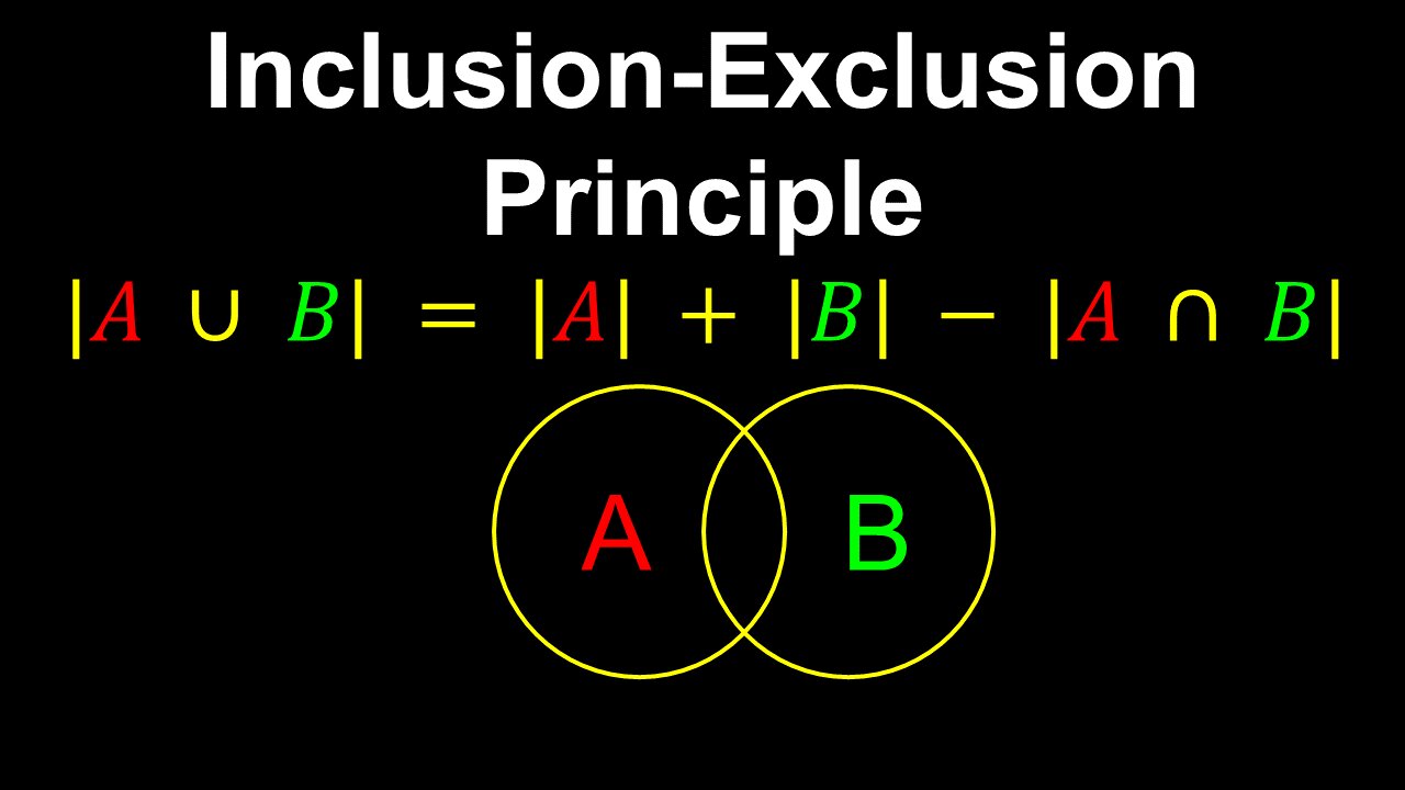 Inclusion-Exclusion Principle - Discrete Mathematics