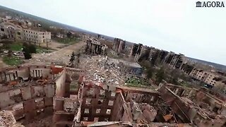 Central Bakhmut (Artyomovsk), Bird's eye view