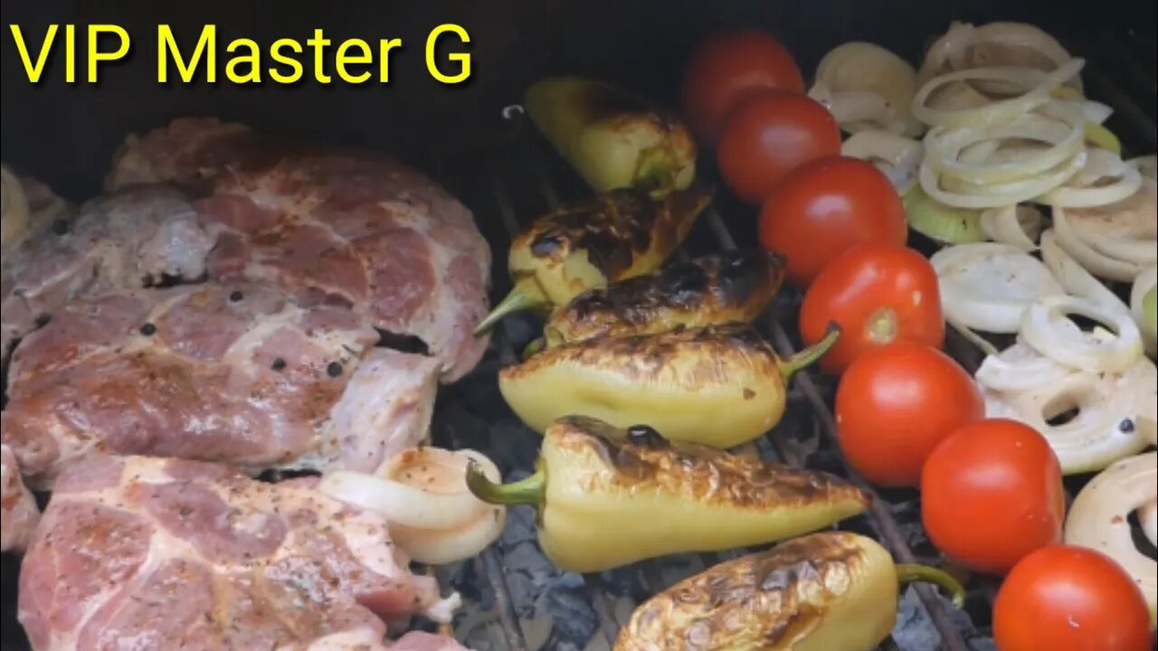 Roast Meat and Tomato//onion and chili