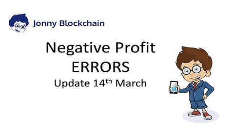 Negative Profit ERRORS