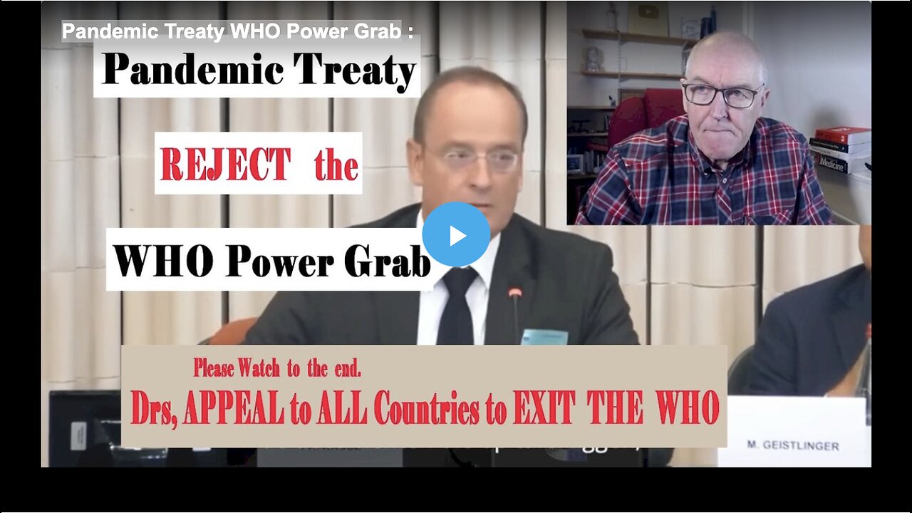 Pandemic Treaty WHO Power Grab