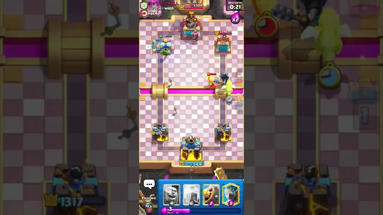 CLASH ROYALE SHORTS #122 - SÓ TEM PARTIDA TOP